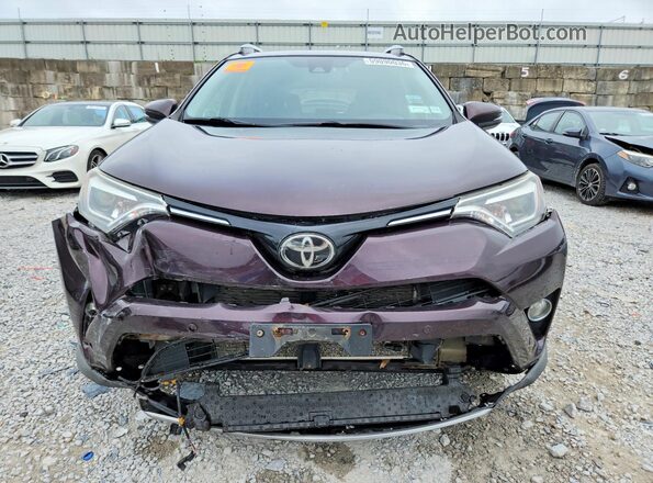 2T3DFREV2HW636936 2017 TOYOTA RAV4 Purple Widok z przodu
