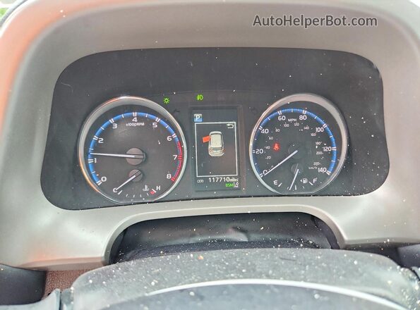 2T3DFREV2HW636936 2017 TOYOTA RAV4 Purple Widok zestawu wskaźników