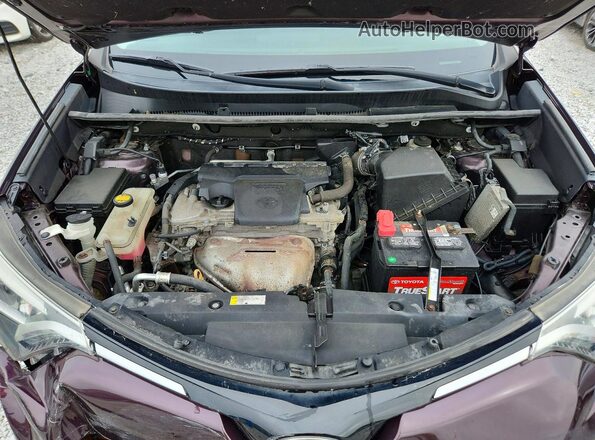 2T3DFREV2HW636936 2017 TOYOTA RAV4 Purple Widok komory silnika