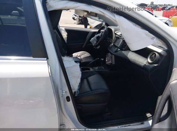 2T3DFREV3HW664700 2017 TOYOTA RAV4 White Widok wnętrza z przodu