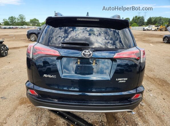 2T3DFREV3HW693002 2017 TOYOTA RAV4 Black Вид ззаду