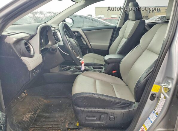 2T3DFREV4GW472166 2016 TOYOTA RAV4 Silver Widok wnętrza z przodu