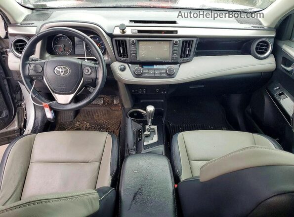 2T3DFREV4GW472166 2016 TOYOTA RAV4 Silver Widok deski rozdzielczej