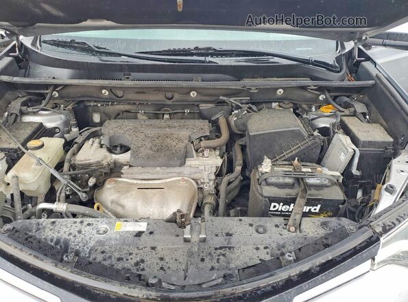 2T3DFREV4GW472166 2016 TOYOTA RAV4 Silver Widok komory silnika