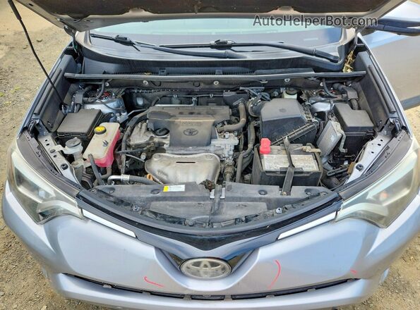 2T3DFREV5HW588543 2017 TOYOTA RAV4 Серебряный Вид подкапотного пространства