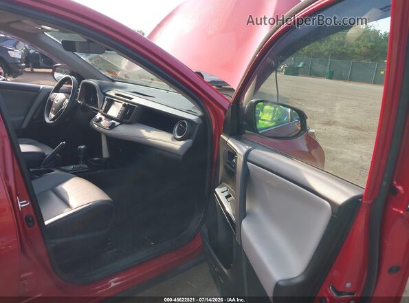 2T3DFREV5HW621492 2017 TOYOTA RAV4 Red წინა სალონის ხედი