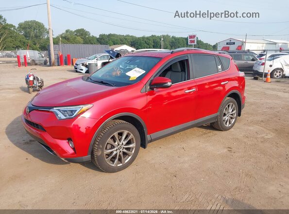 2T3DFREV5HW621492 2017 TOYOTA RAV4 Red წინა მარცხენა ხედი სამი მეოთხედიდან