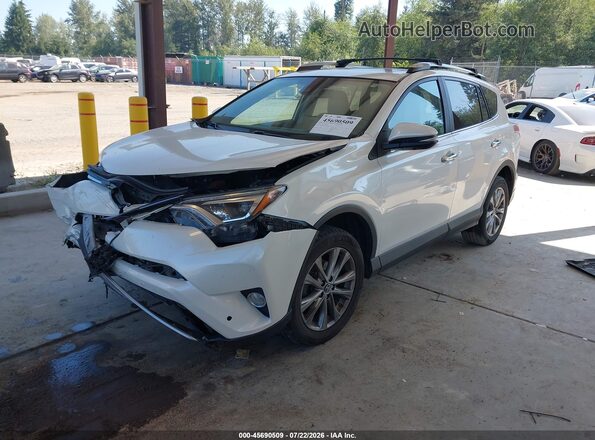 2T3DFREV5HW691218 2017 TOYOTA RAV4 White Առջևի ձախ երեք քառորդ տեսարան