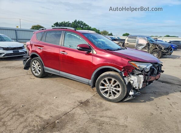 2T3DFREV5JW793107 2018 TOYOTA RAV4 Burgundy Առջևի աջ