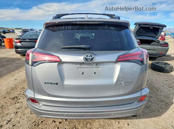 2T3DFREV6HW579687 2017 TOYOTA RAV4 Silver Вид ззаду