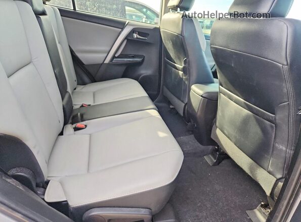 2T3DFREV6HW579687 2017 TOYOTA RAV4 Silver Вид задніх сидінь