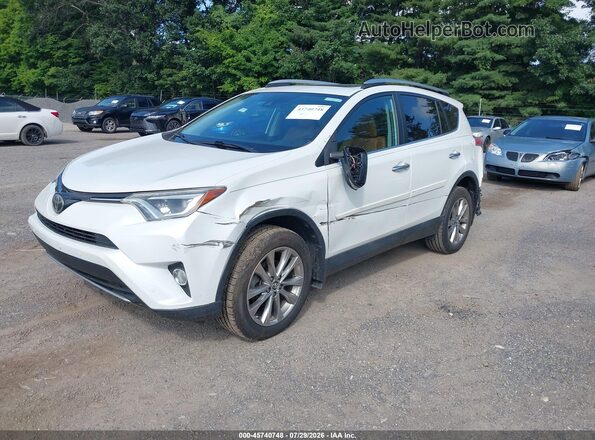 2T3DFREV7HW553910 2017 TOYOTA RAV4 White Առջևի ձախ երեք քառորդ տեսարան