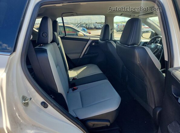 2T3DFREV7HW561800 2017 TOYOTA RAV4 Белый Вид задних сидений