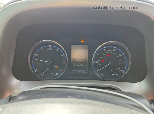 2T3DFREV7HW689275 2017 TOYOTA RAV4 White ხელსაწყოთა პანელის ხედი