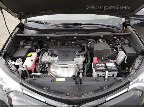 2T3DFREV7JW707974 2018 TOYOTA RAV4 Black Вид ззаду