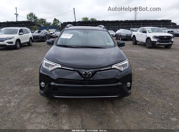 2T3DFREV7JW707974 2018 TOYOTA RAV4 Black Вид щитка приладів