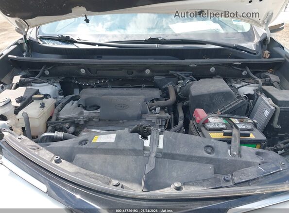 2T3DFREV8HW687423 2017 TOYOTA RAV4 White Widok z tyłu