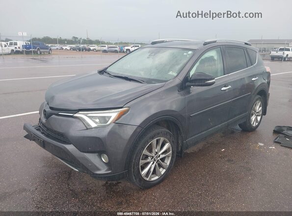 2T3DFREV9HW567484 2017 TOYOTA RAV4 Gray წინა მარცხენა ხედი სამი მეოთხედიდან