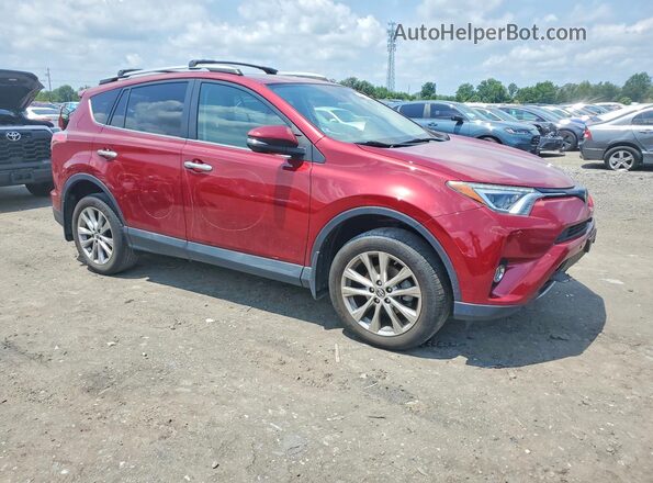 2T3DFREVXJW784015 2018 TOYOTA RAV4 Burgundy Przód prawy
