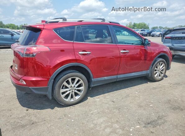 2T3DFREVXJW784015 2018 TOYOTA RAV4 Burgundy Tył prawy