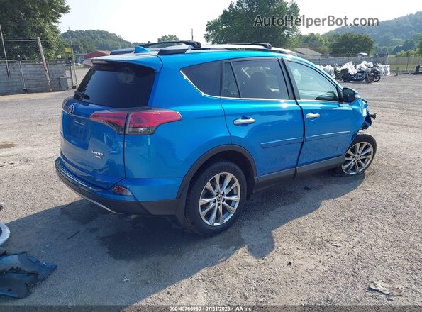 2T3DFREVXJW802643 2018 TOYOTA RAV4 Blue Trasero derecho