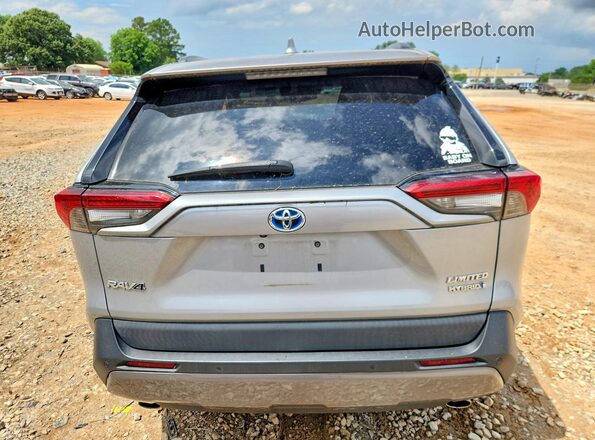 2T3DWRFV0LW067642 2020 TOYOTA RAV4 Silver Вид ззаду