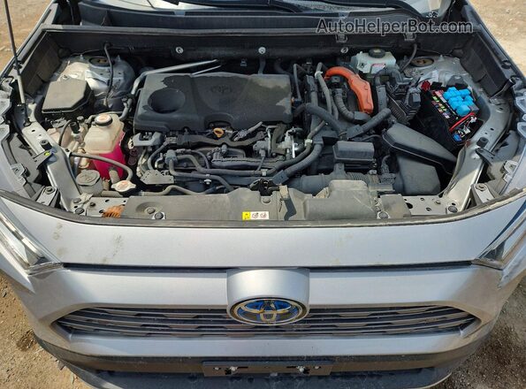 2T3DWRFV0LW070797 2020 TOYOTA RAV4 Silver ძრავის განყოფილების ხედი