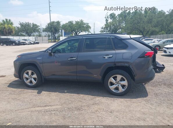 2T3DWRFV1KW029688 2019 TOYOTA RAV4 HYBRID Gray 