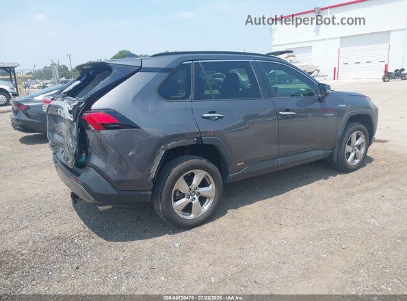 2T3DWRFV1KW029688 2019 TOYOTA RAV4 HYBRID Gray Հետևի աջ