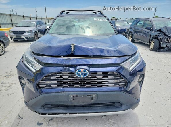2T3DWRFV1LW070386 2020 TOYOTA RAV4 Blue Vista frontal