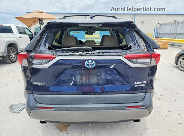 2T3DWRFV1LW070386 2020 TOYOTA RAV4 Blue Vista trasera