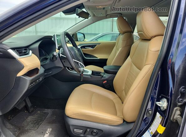 2T3DWRFV1LW070386 2020 TOYOTA RAV4 Blue Vista interior delantera