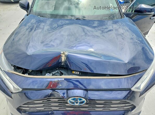 2T3DWRFV1LW070386 2020 TOYOTA RAV4 Blue Vista del compartimento del motor