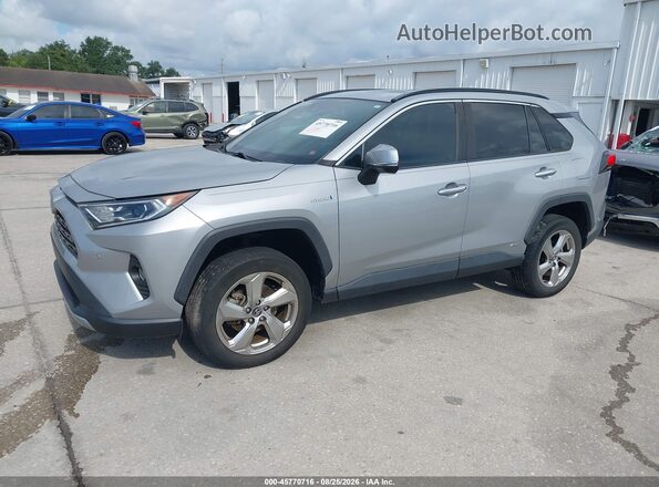 2T3DWRFV3LW075377 2020 TOYOTA RAV4 HYBRID Silver Передня ліва чверть