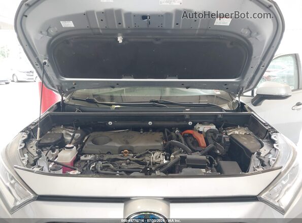 2T3DWRFV3LW075377 2020 TOYOTA RAV4 HYBRID Silver Вид ззаду