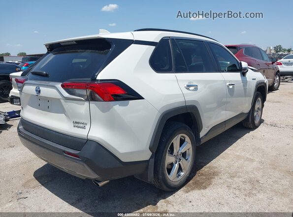 2T3DWRFV5LW093864 2020 TOYOTA RAV4 HYBRID White უკანა მარჯვენა