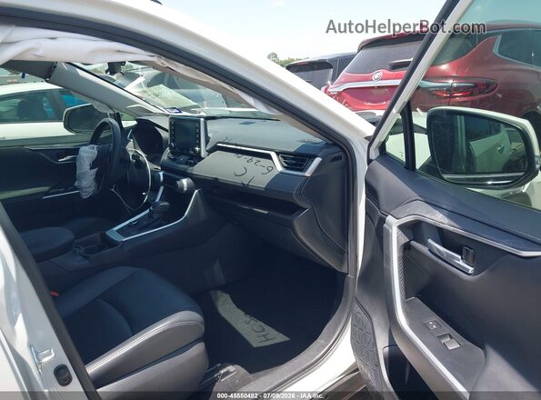 2T3DWRFV5LW093864 2020 TOYOTA RAV4 HYBRID White წინა სალონის ხედი