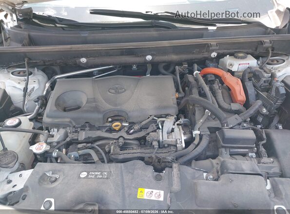 2T3DWRFV5LW093864 2020 TOYOTA RAV4 HYBRID White უკანა ხედი