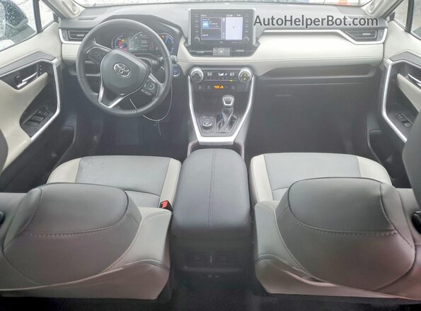 2T3DWRFV7LW056959 2020 TOYOTA RAV4 Silver Dashboard view