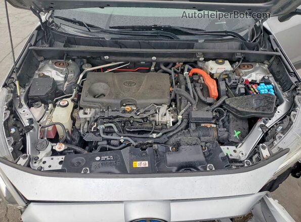 2T3DWRFV7LW056959 2020 TOYOTA RAV4 Silver Engine compartment view
