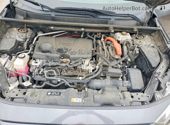 2T3DWRFVXLW090538 2020 TOYOTA RAV4 Gray ძრავის განყოფილების ხედი
