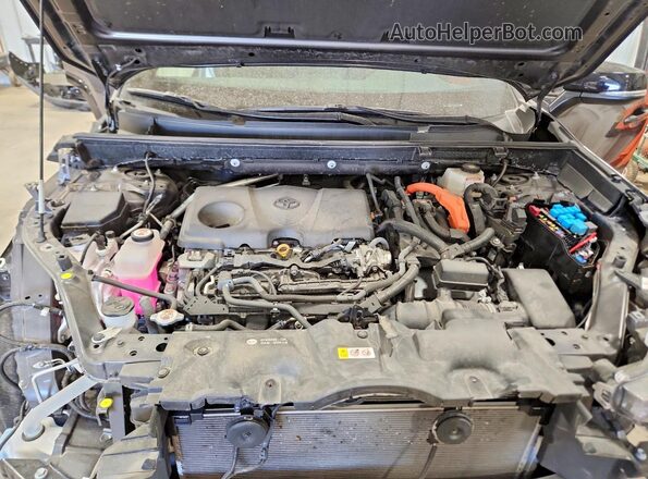 2T3E6RFV1PW039276 2023 TOYOTA RAV4 Gray Vista del compartimento del motor