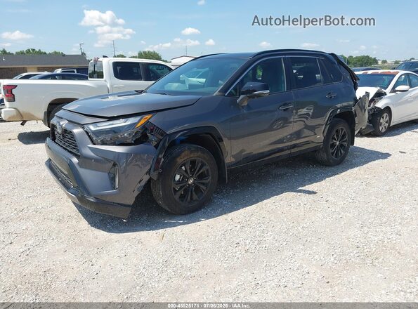 2T3E6RFV2RW059703 2024 TOYOTA RAV4 HYBRID Серый Передняя левая четверть