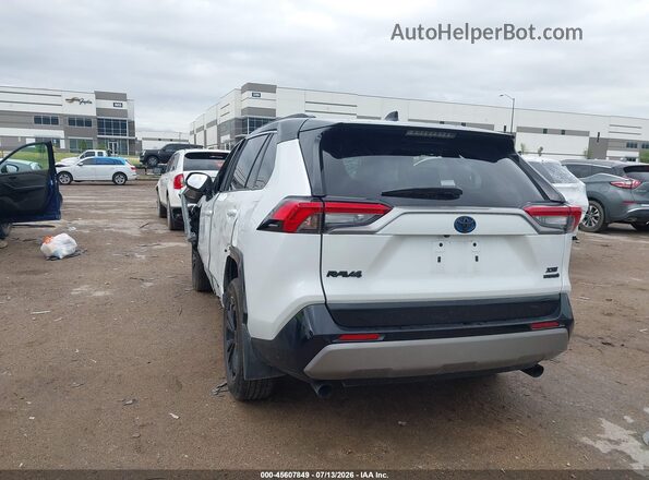 2T3E6RFV4RW078415 2024 TOYOTA RAV4 HYBRID White Առջևի ձախ երեք քառորդ տեսարան