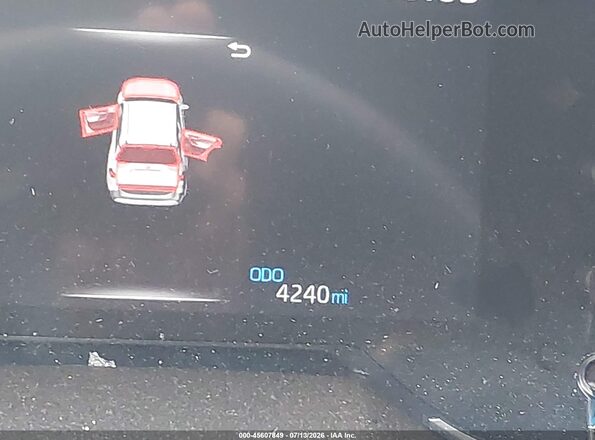 2T3E6RFV4RW078415 2024 TOYOTA RAV4 HYBRID White Սարքավորումների վահանակի տեսք