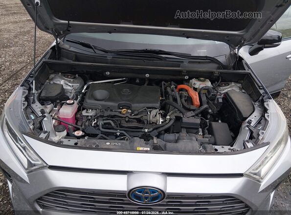 2T3E6RFV5MW006129 2021 TOYOTA RAV4 HYBRID Silver უკანა ხედი