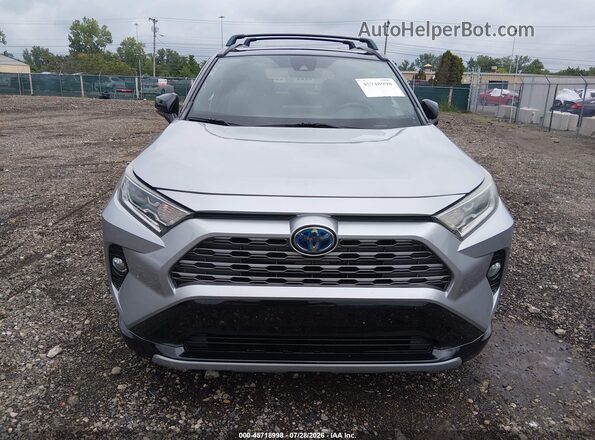2T3E6RFV5MW006129 2021 TOYOTA RAV4 HYBRID Silver უკანა სალონის ხედი