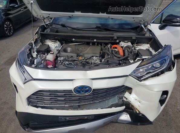 2T3E6RFV6MW022534 2021 TOYOTA RAV4 White Вид задньої частини салону
