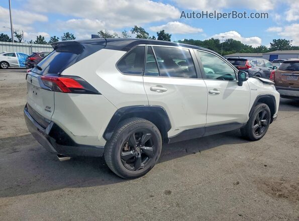2T3E6RFV6MW022534 2021 TOYOTA RAV4 White Задня права чверть