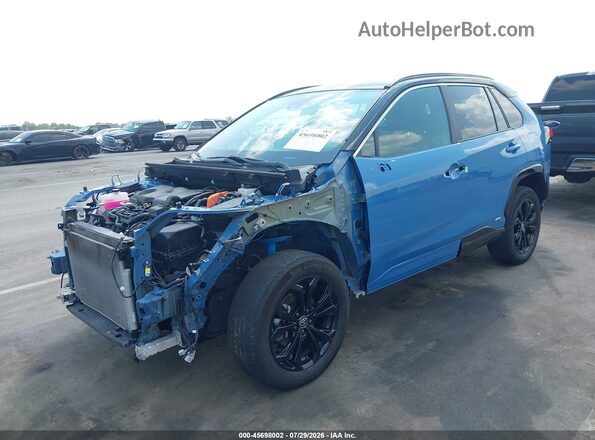 2T3E6RFV6PW043968 2023 TOYOTA RAV4 HYBRID Light Blue Przód lewy